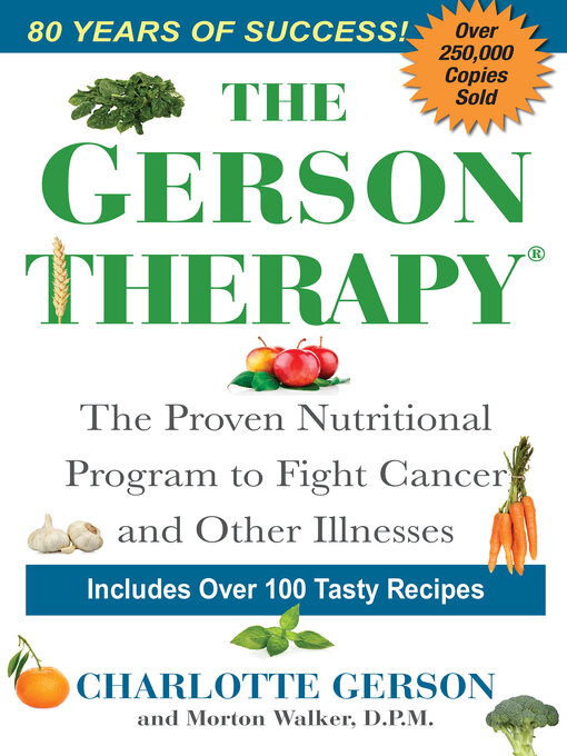 Title details for The Gerson Therapy — Revised and Updated by Charlotte Gerson - Available